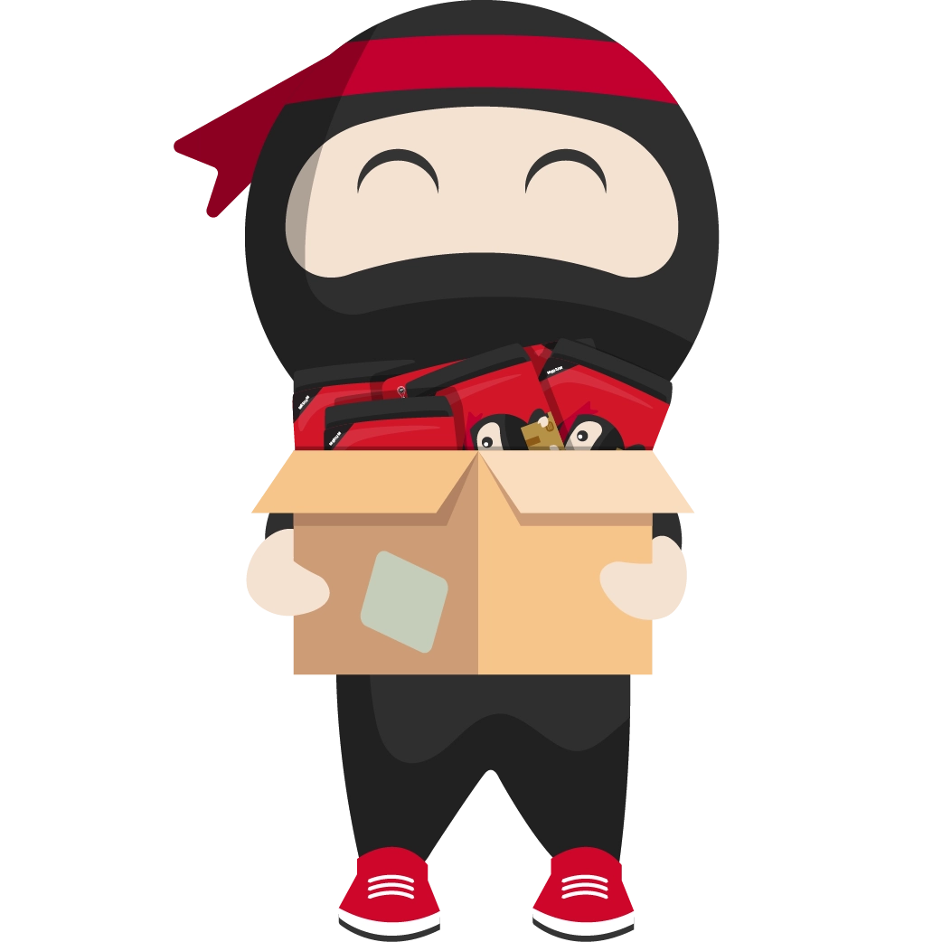 an image of a stack of parcels for Ninja Van last mile delivery service