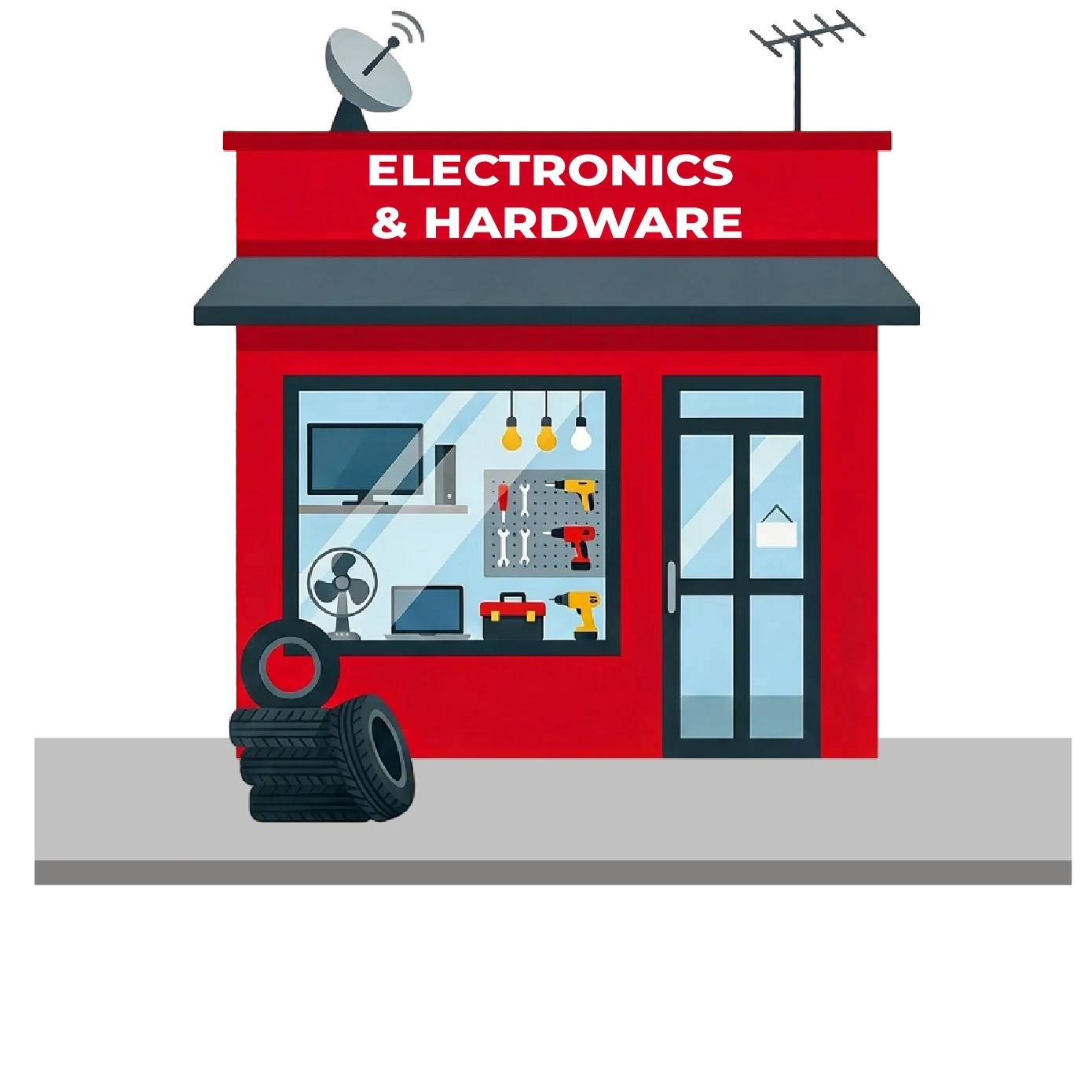 ninja van ninja b2b retail restock delivery for electrical and hardware business to electronics retail shops, hardware shops, and more