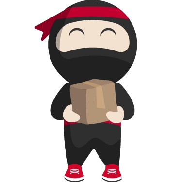 Ryo sealed the parcel in its original Ninja Packs box before returning it