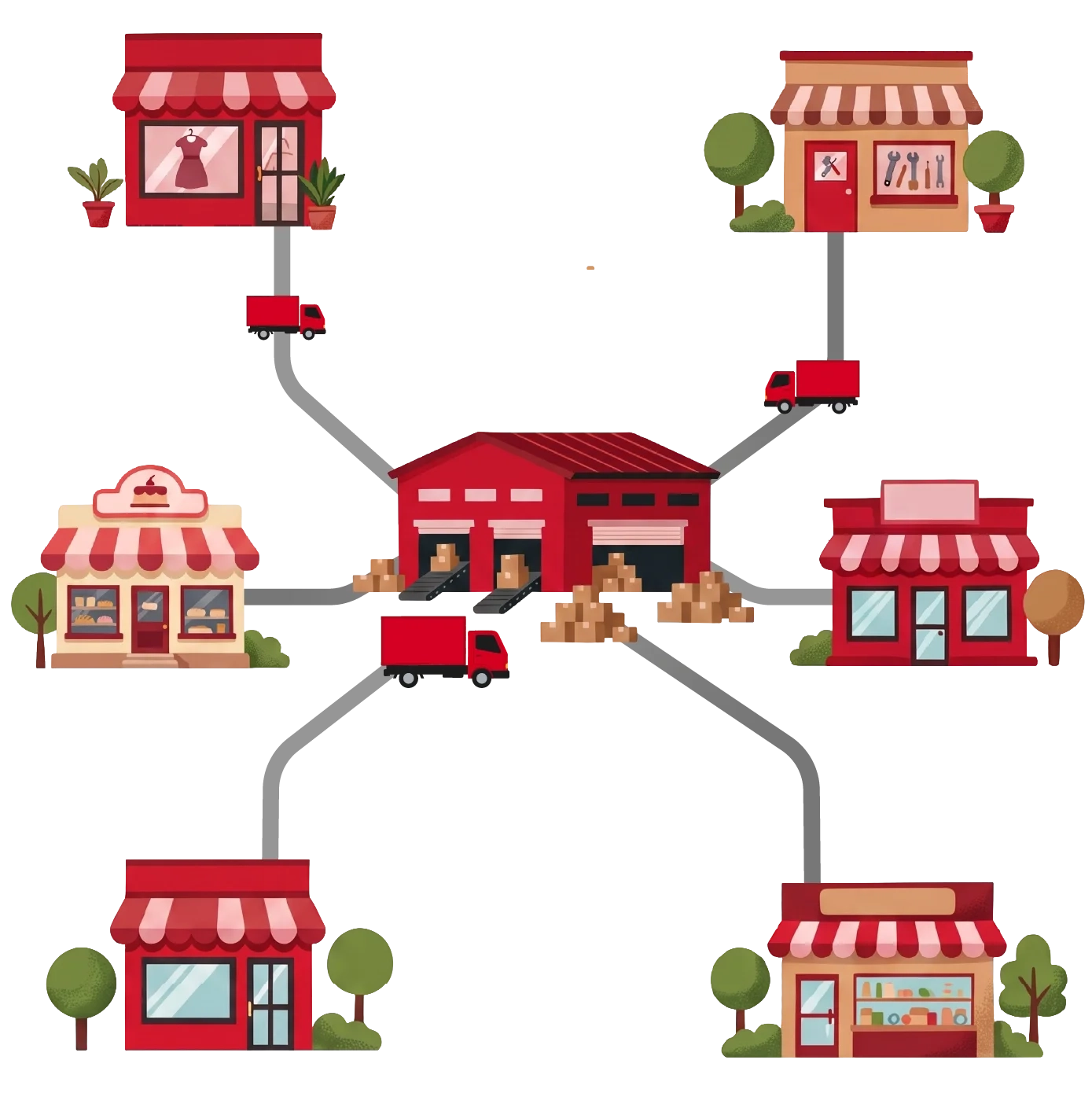 ninja van ninja b2b retail restock delivery for larger volumes of item via FTL, a perfect way to consolidate larger stock movement